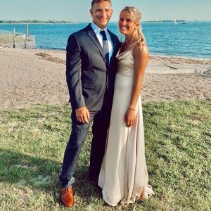 COPY - reformation champagne dress